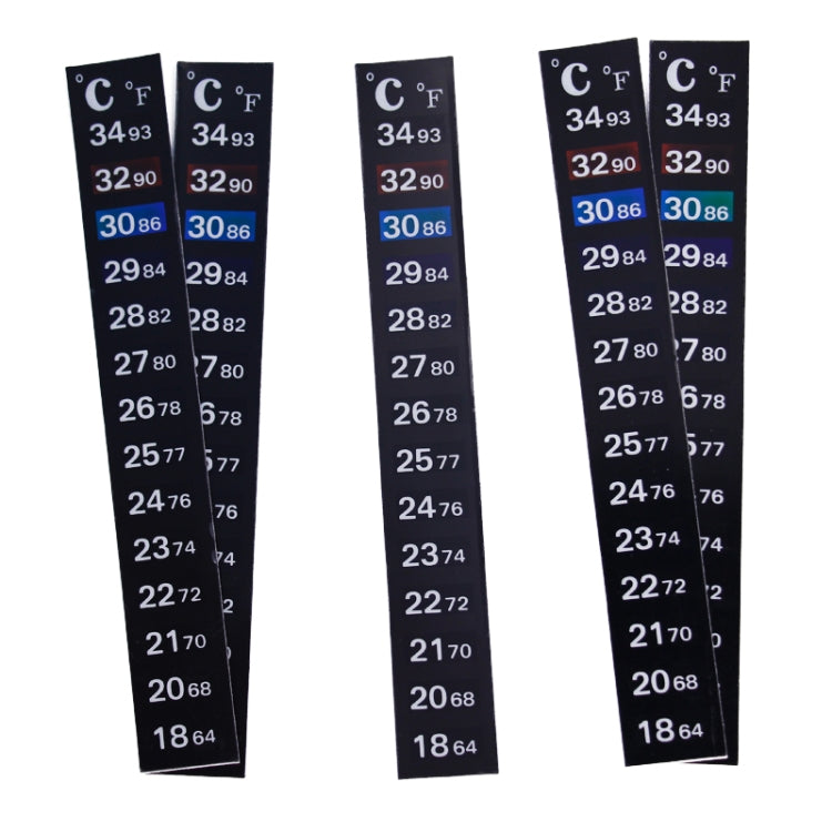 Digital Aquarium Fish Tank Fridge Thermometer Sticker Temperature Measurement Sticker, Aquarium Temperature Measurement