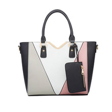 Load image into Gallery viewer, 4 in 1 Fashion All-Match Diagonal Ladies Handbags Large Capacity Bag, White, Yellow, Navy Blue, Black, Brown