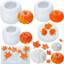 Load image into Gallery viewer, Halloween Three-Dimensional Pumpkin Cake DIY Scented Candle Silicone Mold, SW-36, SW-37, SW-44, SW-45, SW-46, SW-47, ZW-57, ZW-109