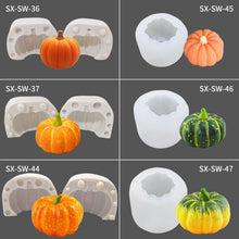 Load image into Gallery viewer, Halloween Three-Dimensional Pumpkin Cake DIY Scented Candle Silicone Mold, SW-36, SW-37, SW-44, SW-45, SW-46, SW-47, ZW-57, ZW-109