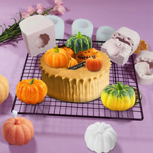 Load image into Gallery viewer, Halloween Three-Dimensional Pumpkin Cake DIY Scented Candle Silicone Mold, SW-36, SW-37, SW-44, SW-45, SW-46, SW-47, ZW-57, ZW-109