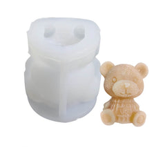 Load image into Gallery viewer, Cartoon Milk Tea Coffee Bear Ice Cube Silicone Mold Aromatherapy Candle Plaster Epoxy Mold, MC-98, MC-152, MC-153, MC-154, MC-149, MC-150, MC-143, MC-151