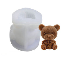 Load image into Gallery viewer, Cartoon Milk Tea Coffee Bear Ice Cube Silicone Mold Aromatherapy Candle Plaster Epoxy Mold, MC-98, MC-152, MC-153, MC-154, MC-149, MC-150, MC-143, MC-151