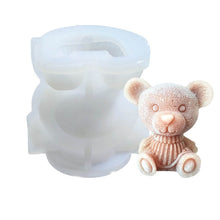 Load image into Gallery viewer, Cartoon Milk Tea Coffee Bear Ice Cube Silicone Mold Aromatherapy Candle Plaster Epoxy Mold, MC-98, MC-152, MC-153, MC-154, MC-149, MC-150, MC-143, MC-151