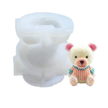 Load image into Gallery viewer, Cartoon Milk Tea Coffee Bear Ice Cube Silicone Mold Aromatherapy Candle Plaster Epoxy Mold, MC-98, MC-152, MC-153, MC-154, MC-149, MC-150, MC-143, MC-151