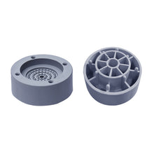 Load image into Gallery viewer, 4 PCS / Set Furniture Home Appliance Washing Machine Rubber Foot Mat Moisture-Proof Shock Absorption Heightened Foot Mat Base, 2.5cm Plus Layer Gray, Adjustable Height About 8-9.5cm Gray, 2.5cm Plus Layer Blue, Adjustable Height About 8-9.5cm Blue
