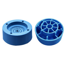 Load image into Gallery viewer, 4 PCS / Set Furniture Home Appliance Washing Machine Rubber Foot Mat Moisture-Proof Shock Absorption Heightened Foot Mat Base, 2.5cm Plus Layer Gray, Adjustable Height About 8-9.5cm Gray, 2.5cm Plus Layer Blue, Adjustable Height About 8-9.5cm Blue