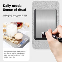 Load image into Gallery viewer, Stainless Steel Kitchen Scale Household Food Electronic Scale, 5kg/1g, 10kg/1g