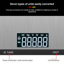 Load image into Gallery viewer, Stainless Steel Kitchen Scale Household Food Electronic Scale, 5kg/1g, 10kg/1g