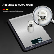 Load image into Gallery viewer, Stainless Steel Kitchen Scale Household Food Electronic Scale, 5kg/1g, 10kg/1g