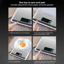 Load image into Gallery viewer, Stainless Steel Kitchen Scale Household Food Electronic Scale, 5kg/1g, 10kg/1g