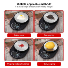 Load image into Gallery viewer, Home Kitchen Electronic Scale High Precision Stainless Steel Jewelry Scale, Hemming 5kg/1g, No Edging 5kg/1g, Hemming 3kg/0.1g, No Edging 3kg/0.1g, Hemming 5kg/0.1g, No Edging 5kg/0.1g