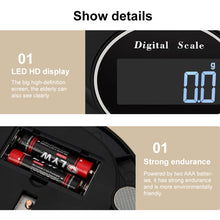 Load image into Gallery viewer, Home Kitchen Electronic Scale High Precision Stainless Steel Jewelry Scale, Hemming 5kg/1g, No Edging 5kg/1g, Hemming 3kg/0.1g, No Edging 3kg/0.1g, Hemming 5kg/0.1g, No Edging 5kg/0.1g