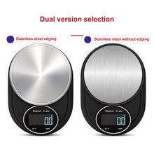 Load image into Gallery viewer, Home Kitchen Electronic Scale High Precision Stainless Steel Jewelry Scale, Hemming 5kg/1g, No Edging 5kg/1g, Hemming 3kg/0.1g, No Edging 3kg/0.1g, Hemming 5kg/0.1g, No Edging 5kg/0.1g