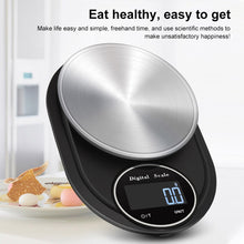 Load image into Gallery viewer, Home Kitchen Electronic Scale High Precision Stainless Steel Jewelry Scale, Hemming 5kg/1g, No Edging 5kg/1g, Hemming 3kg/0.1g, No Edging 3kg/0.1g, Hemming 5kg/0.1g, No Edging 5kg/0.1g
