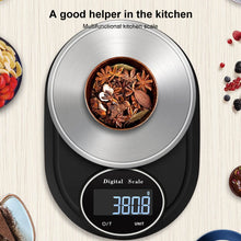 Load image into Gallery viewer, Home Kitchen Electronic Scale High Precision Stainless Steel Jewelry Scale, Hemming 5kg/1g, No Edging 5kg/1g, Hemming 3kg/0.1g, No Edging 3kg/0.1g, Hemming 5kg/0.1g, No Edging 5kg/0.1g