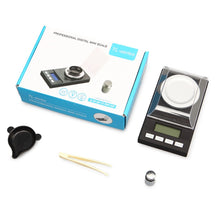 Load image into Gallery viewer, High-Precision Portable Jewelry Scale  Mini Electronic Scale Precision Carat Electronic Scale, 10g/0.001g, 20g/0.001g, 50g/0.001g, 100g/0.001g