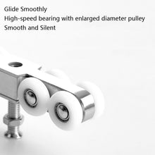 Load image into Gallery viewer, Stainless Steel Sliding Door Hanging Wheel Silent Smooth And Wear-Resistant Sliding Door Pulley Nylon Hanging Rail, 4 Wheels, 8 Wheels
