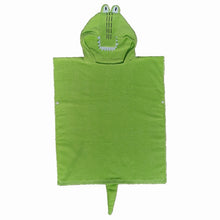 Load image into Gallery viewer, Cotton Cloak Home Bathroom Lengthen Children Wearable Bath Towel 70 cm, Pink Unicorn DP19S-4, Green Crocodile DP19S-5, Blue Shark DP19S-6