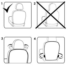 Load image into Gallery viewer, 2 PCS Car Seat Back Cover Protector for Kids Kick Mat Car Seat Covers Automobile Kicking Mat, Car Seat Back Cover Protector
