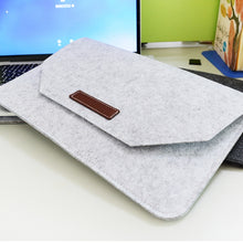 Load image into Gallery viewer, Portable Air Permeable Felt Sleeve Bag for MacBook Laptop, with Power Storage Bag, 12 inch, 13 inch, 15 inch, 11 inch