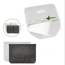 Load image into Gallery viewer, Portable Air Permeable Felt Sleeve Bag for MacBook Laptop, with Power Storage Bag, 12 inch, 13 inch, 15 inch, 11 inch
