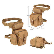 Load image into Gallery viewer, A90 Waterproof Oxford Cloth Messenger Bag Photography Equipment Sports Leg Bag, Black, Brown, Army Green