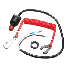 Load image into Gallery viewer, Universal Boat Outboard Engine Motor Kill Stop Switch Safety Tether Lanyard Motorcycle Switches, Outboard Engine Motor