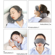 Load image into Gallery viewer, Business Travel Portable Pillow Eye Protection
