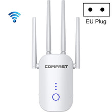 Load image into Gallery viewer, COMFAST CF-WR758AC Dual Frequency 1200Mbps Wireless Repeater 5.8G WIFI Signal Amplifier, CN Plug, TBD05451904, TBD05451904EU, TBD05451904UK
