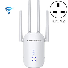 Load image into Gallery viewer, COMFAST CF-WR758AC Dual Frequency 1200Mbps Wireless Repeater 5.8G WIFI Signal Amplifier, CN Plug, TBD05451904, TBD05451904EU, TBD05451904UK
