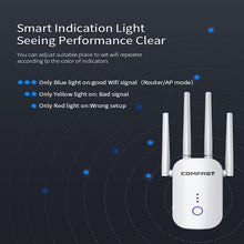 Load image into Gallery viewer, COMFAST CF-WR758AC Dual Frequency 1200Mbps Wireless Repeater 5.8G WIFI Signal Amplifier, CN Plug, TBD05451904, TBD05451904EU, TBD05451904UK