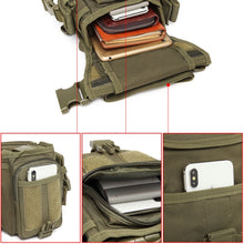 Load image into Gallery viewer, B05 Wild Fishing Portable Waist Bag Outdoor Sports Multifunctional Leg Bag, Khaki, Black, Army Green