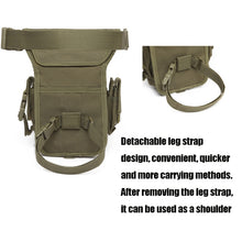 Load image into Gallery viewer, B05 Wild Fishing Portable Waist Bag Outdoor Sports Multifunctional Leg Bag, Khaki, Black, Army Green