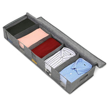 Load image into Gallery viewer, Non-Woven Bed Storage Box Foldable Quilt Clothes Dust-Proof &amp; Moisture-Proof Storage Bag, 97x33x15cm