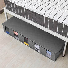 Load image into Gallery viewer, Non-Woven Bed Storage Box Foldable Quilt Clothes Dust-Proof &amp; Moisture-Proof Storage Bag, 97x33x15cm