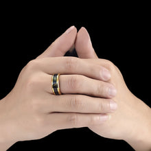 Load image into Gallery viewer, Smart Temperature Ring Stainless Steel Personalized Temperature Display Couple Ring, 6, 7, 8, 9, 10, 11, 12, 13