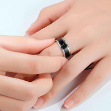 Load image into Gallery viewer, Smart Temperature Ring Stainless Steel Personalized Temperature Display Couple Ring, 6, 7, 8, 9, 10, 11, 12, 13