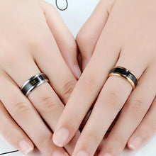 Load image into Gallery viewer, Smart Temperature Ring Stainless Steel Personalized Temperature Display Couple Ring, 6, 7, 8, 9, 10, 11, 12, 13