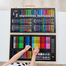 Load image into Gallery viewer, Painting Wooden Box Colorful Pen Set Art School Supplies For Children, 180 in 1
