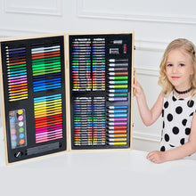 Load image into Gallery viewer, Painting Wooden Box Colorful Pen Set Art School Supplies For Children, 180 in 1