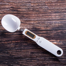 Load image into Gallery viewer, ABS Electronic Measuring Spoon Spoon Weighing Measuring Tool, Specification: 500g/0.1g, 500g/0.1g ABS White, 500g/0.1g ABS Black, 500g/0.1g White Large Spoon, 500g/0.1g Black Large Spoon