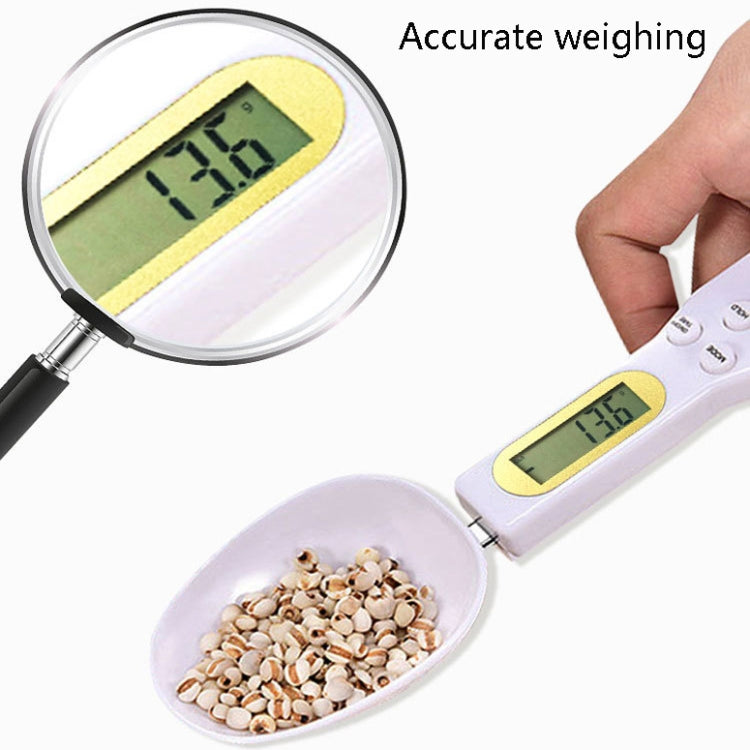 ABS Electronic Measuring Spoon Spoon Weighing Measuring Tool, Specification: 500g/0.1g, 500g/0.1g ABS White, 500g/0.1g ABS Black, 500g/0.1g White Large Spoon, 500g/0.1g Black Large Spoon