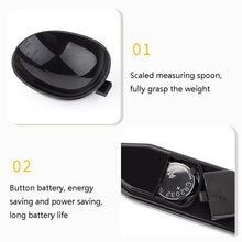 Load image into Gallery viewer, ABS Electronic Measuring Spoon Spoon Weighing Measuring Tool, Specification: 500g/0.1g, 500g/0.1g ABS White, 500g/0.1g ABS Black, 500g/0.1g White Large Spoon, 500g/0.1g Black Large Spoon
