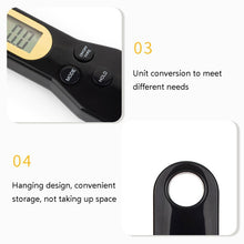 Load image into Gallery viewer, ABS Electronic Measuring Spoon Spoon Weighing Measuring Tool, Specification: 500g/0.1g, 500g/0.1g ABS White, 500g/0.1g ABS Black, 500g/0.1g White Large Spoon, 500g/0.1g Black Large Spoon