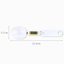 Load image into Gallery viewer, ABS Electronic Measuring Spoon Spoon Weighing Measuring Tool, Specification: 500g/0.1g, 500g/0.1g ABS White, 500g/0.1g ABS Black, 500g/0.1g White Large Spoon, 500g/0.1g Black Large Spoon