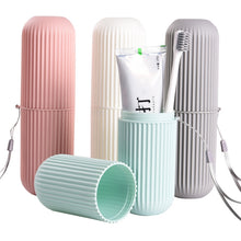 Load image into Gallery viewer, 1pc Simple Travel Washing Cup Portable Toothbrush Storage Box Multifunctional Brushing Cup