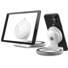 Load image into Gallery viewer, Two-in-one Multifunctional Wall-mounted Desktop Phone Computer Bracket, Black Nano Stickers, White Nano Stickers, Black Chuck, White Chuck