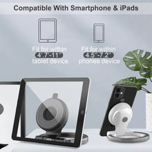 Load image into Gallery viewer, Two-in-one Multifunctional Wall-mounted Desktop Phone Computer Bracket, Black Nano Stickers, White Nano Stickers, Black Chuck, White Chuck