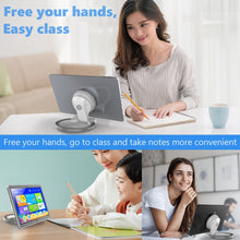 Load image into Gallery viewer, Two-in-one Multifunctional Wall-mounted Desktop Phone Computer Bracket, Black Nano Stickers, White Nano Stickers, Black Chuck, White Chuck